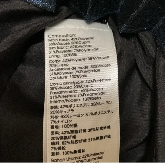 🎲PHILLIP LIM velvet & metallic mini skirt - Picture 14 of 14